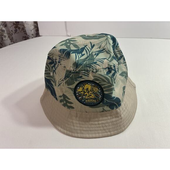 Disney Animal Kingdom 25th Anniversary Bucket Hat Safari Jungle Print 59cm Adult - Picture 3 of 7